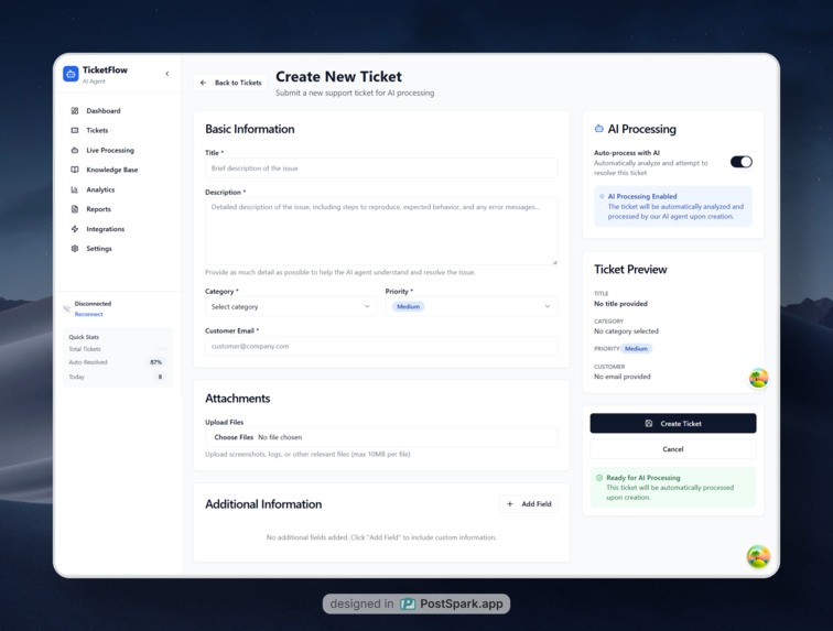 TicketFlow AI – screenshot 6