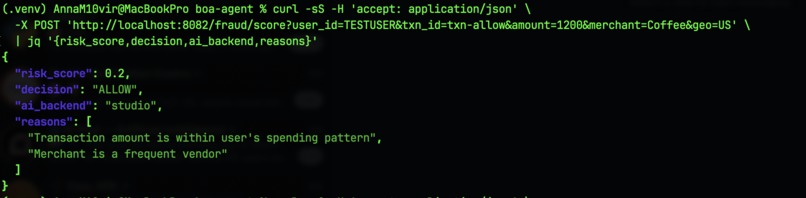Bank of Anthos AI Agents – screenshot 8