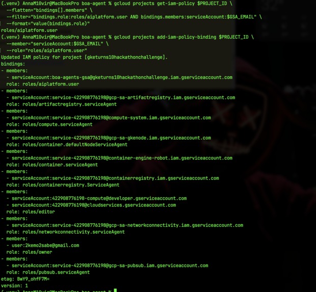 Bank of Anthos AI Agents – screenshot 10