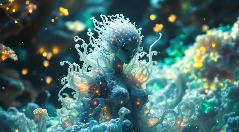 Mycelium Dreams | Alien EDM Fashion Music Video – screenshot 1