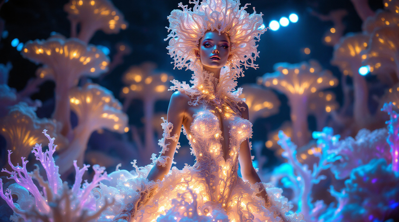 Mycelium Dreams | Alien EDM Fashion Music Video – screenshot 2