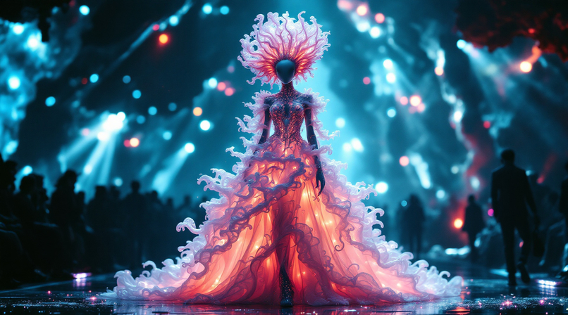 Mycelium Dreams | Alien EDM Fashion Music Video – screenshot 4