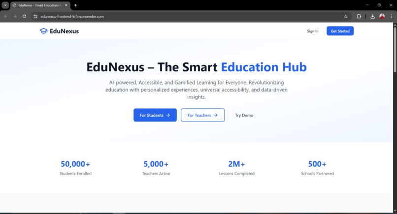 EduNexus – screenshot 1