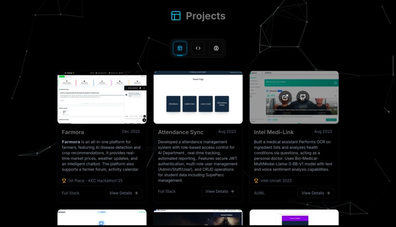 Jaisanth's Portfolio – screenshot 2