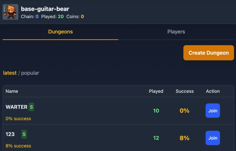 DungeonChain – screenshot 1