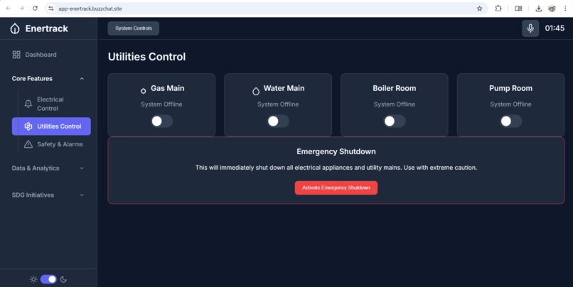 Enertrack – screenshot 1