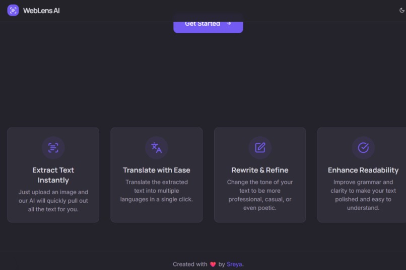 WebLens AI – screenshot 2