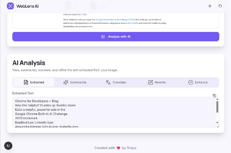 WebLens AI – screenshot 4