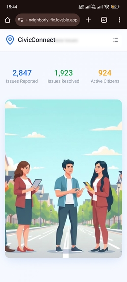 Crowdsourced  Civic Issue Reporting and Resolution System – screenshot 4