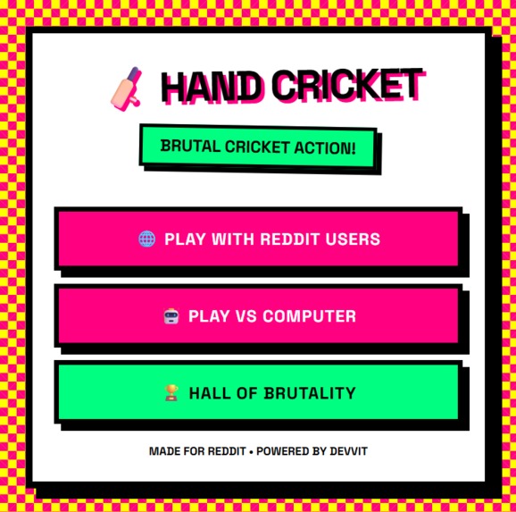 Hand Cricket – screenshot 1