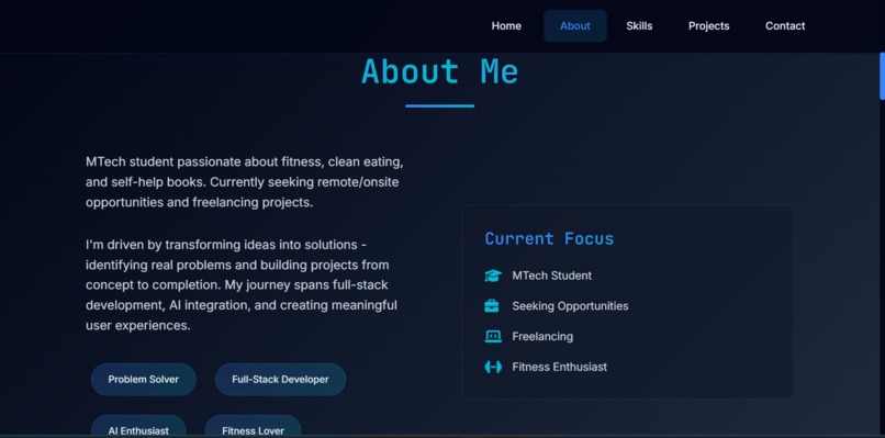 DevCraft - My Interactive Portfolio Journey – screenshot 2