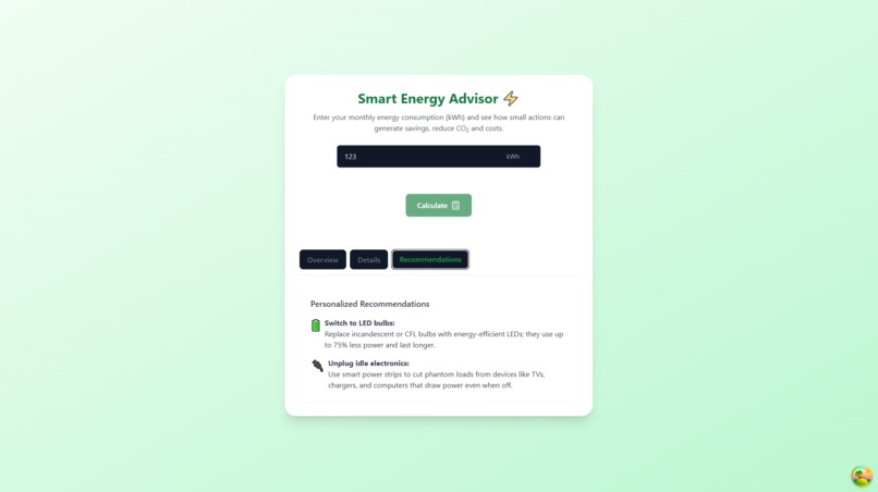Smart Energy Advisor – screenshot 4