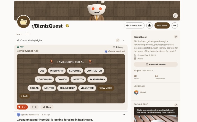 Bizniz Quest – screenshot 1