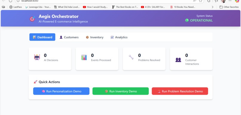 Aegis Orchestrator  – screenshot 1