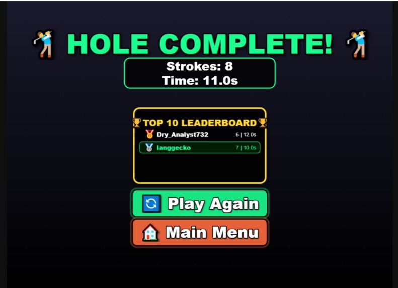 SpedGolf – screenshot 5