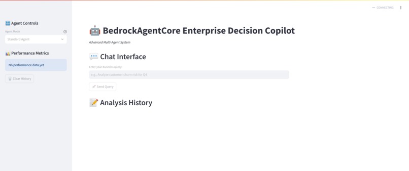 Enterprise Data-to-Decision Copilot – screenshot 2