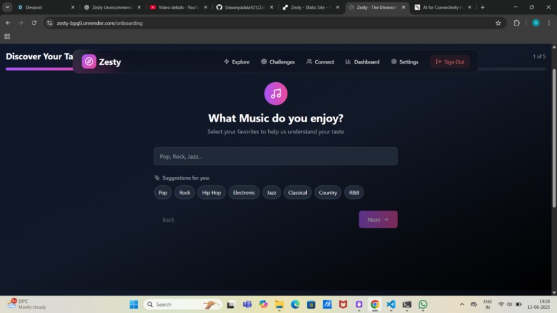 Zesty – screenshot 1