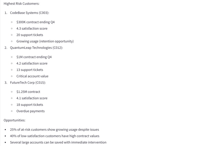 Enterprise Data-to-Decision Copilot – screenshot 5