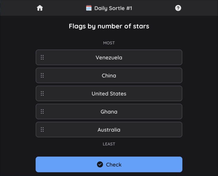 Sortle – screenshot 1