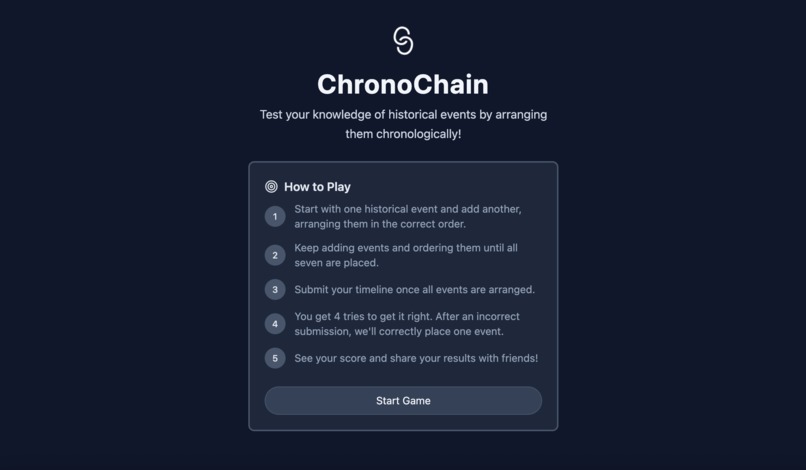 ChronoChain – screenshot 1
