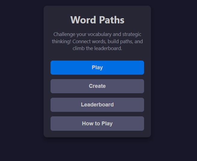 Wordpaths – screenshot 1