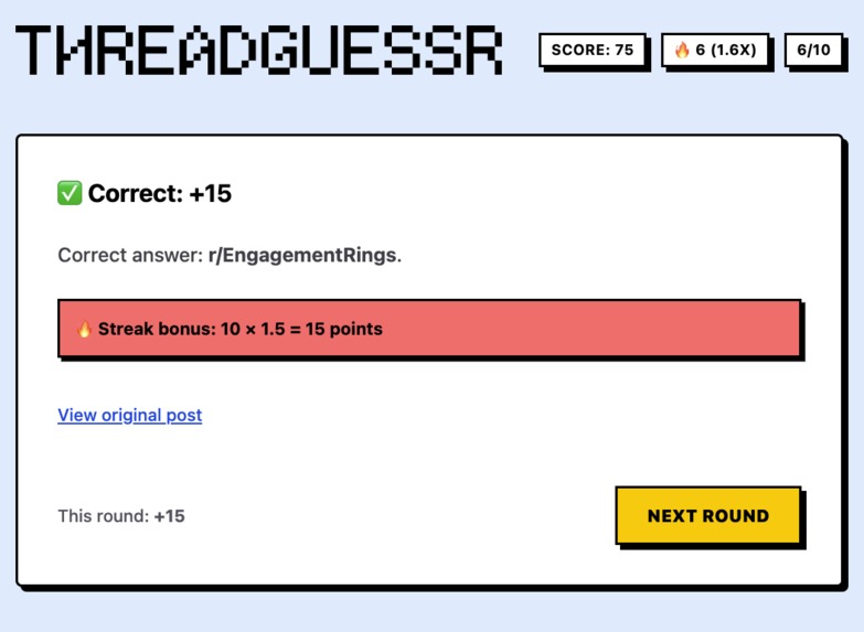 ThreadGuessr – screenshot 2