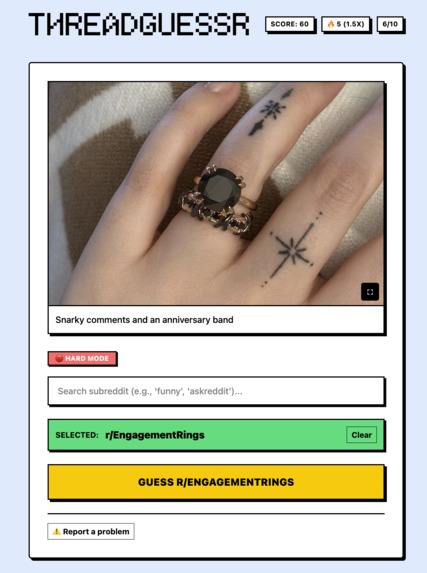 ThreadGuessr – screenshot 1