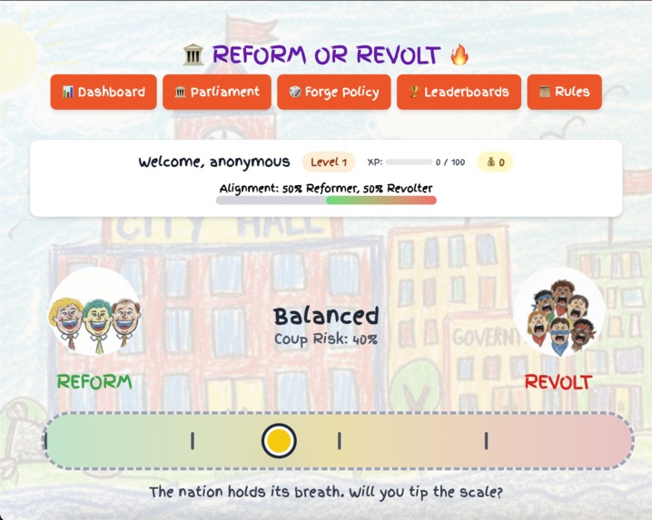 Reform Or Revolt – screenshot 1