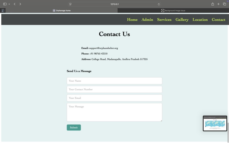 Digital Portal for the Orphanage  – screenshot 3