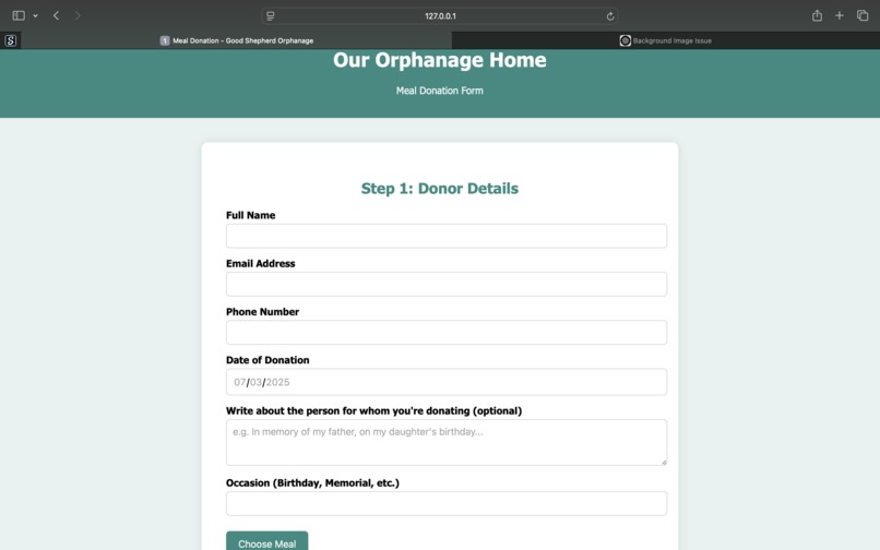 Digital Portal for the Orphanage  – screenshot 4