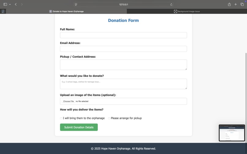 Digital Portal for the Orphanage  – screenshot 10