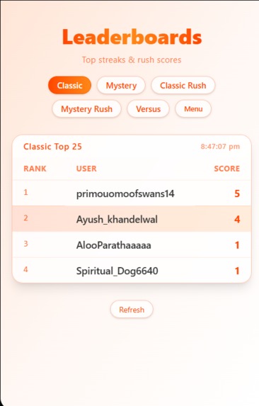 Higher / Lower: Reddit Edition – screenshot 4