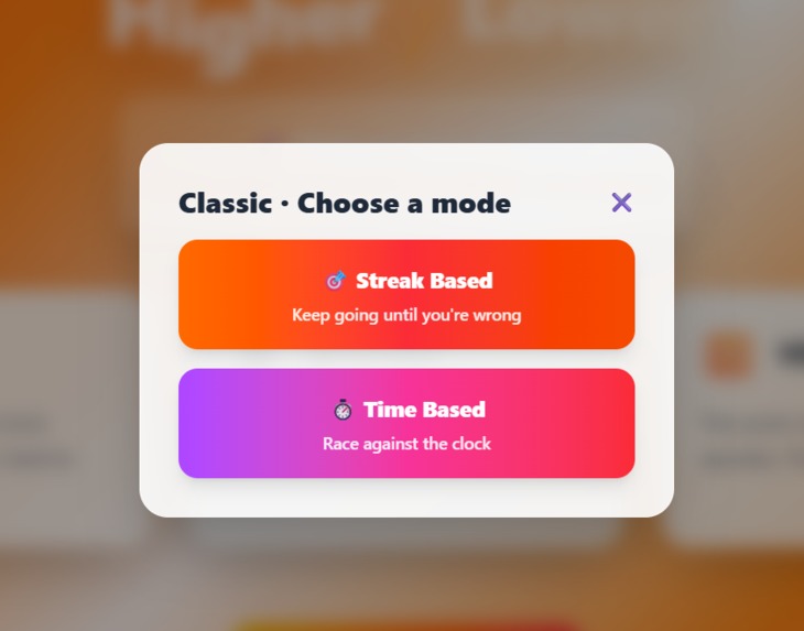 Higher / Lower: Reddit Edition – screenshot 2