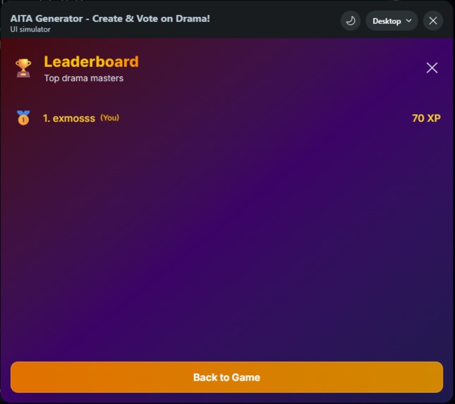 AITA Generator – screenshot 1