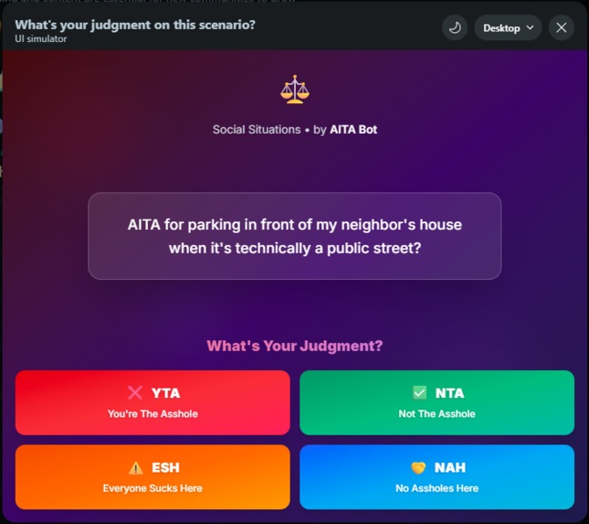 AITA Generator – screenshot 2