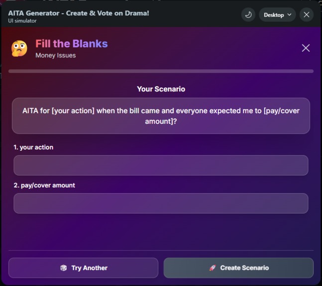 AITA Generator – screenshot 3