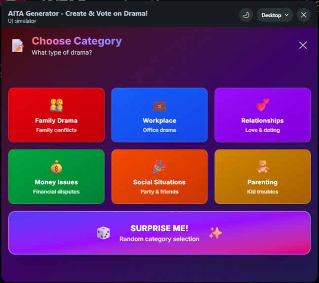 AITA Generator – screenshot 5
