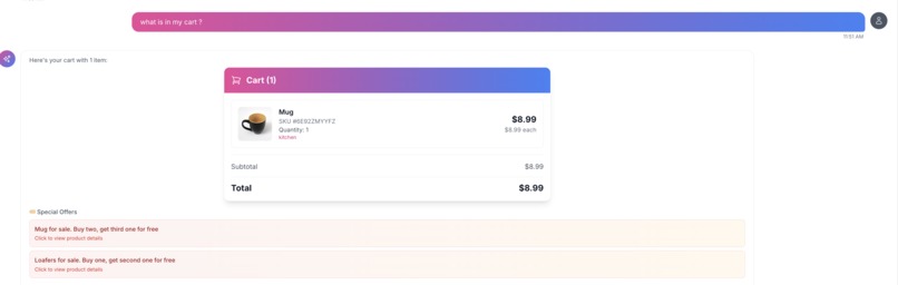 BoutiqueAI Assist using ADK + Function Calling + React UI – screenshot 6
