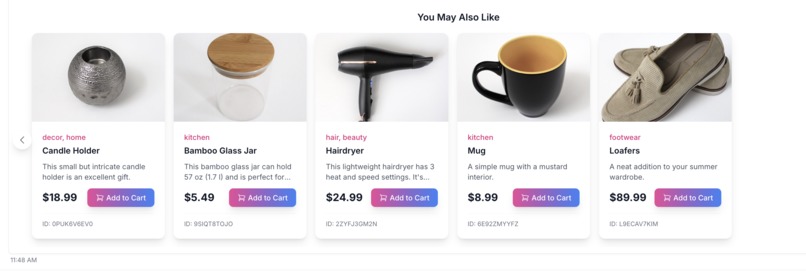 BoutiqueAI Assist using ADK + Function Calling + React UI – screenshot 4