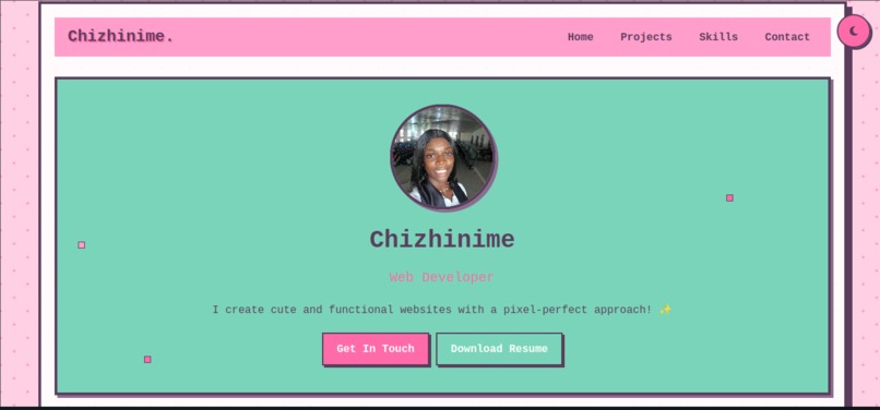 Chizhinime Portfolio – screenshot 1