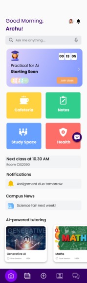 Smart Campus App – screenshot 1