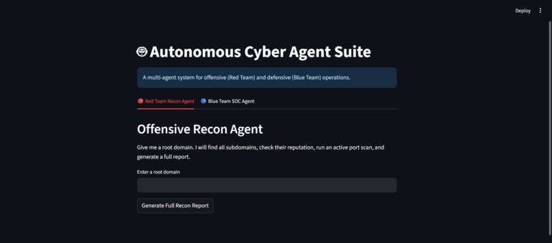 AURA: Autonomous Cyber Agent Suite – screenshot 1