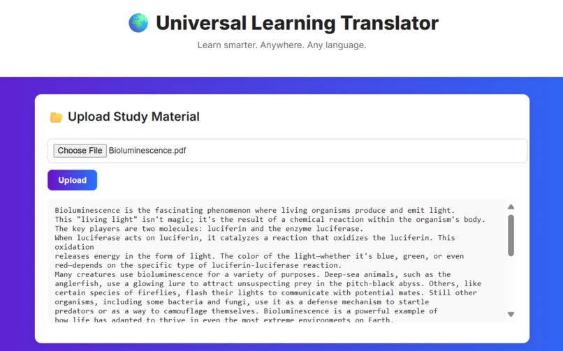 Universal Learning Translator – screenshot 7