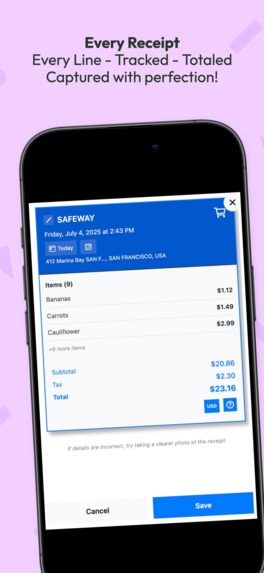 Oh My Receipts! – screenshot 2