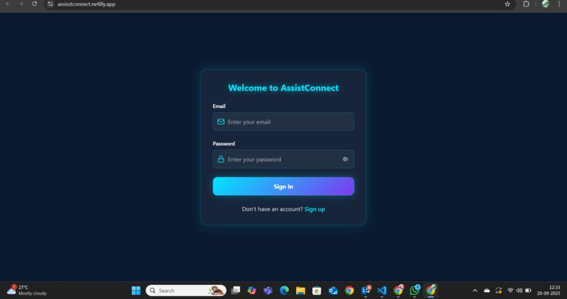 AssistConnect – screenshot 2