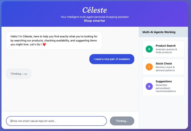 Céleste - The AI Shopping Assistant – screenshot 2