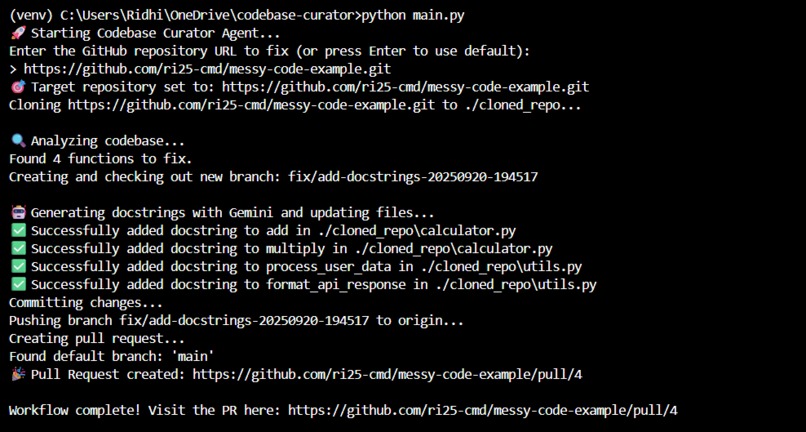 Codebase Curator – screenshot 1