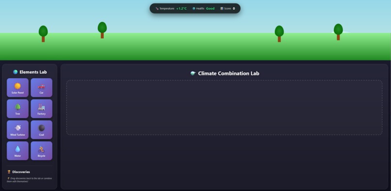 ClimateCraft - AI Climate Education Game – screenshot 1