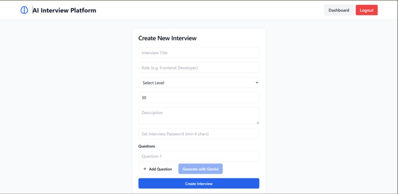 MockMate - Ai Powered Mock Interview Plateform – screenshot 1