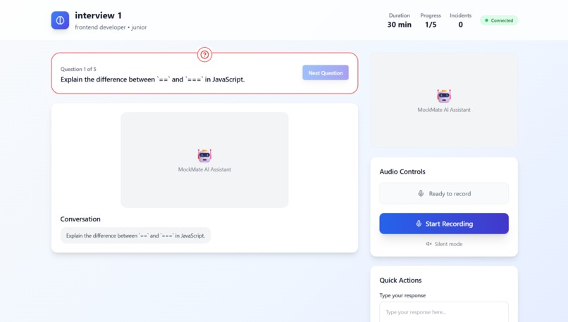 MockMate - Ai Powered Mock Interview Plateform – screenshot 2